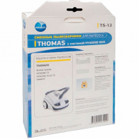 НАБОР 2 шт Комплект мешков TS-12 для пылесосов Thomas, с двумя фильтрами, KMv1053
