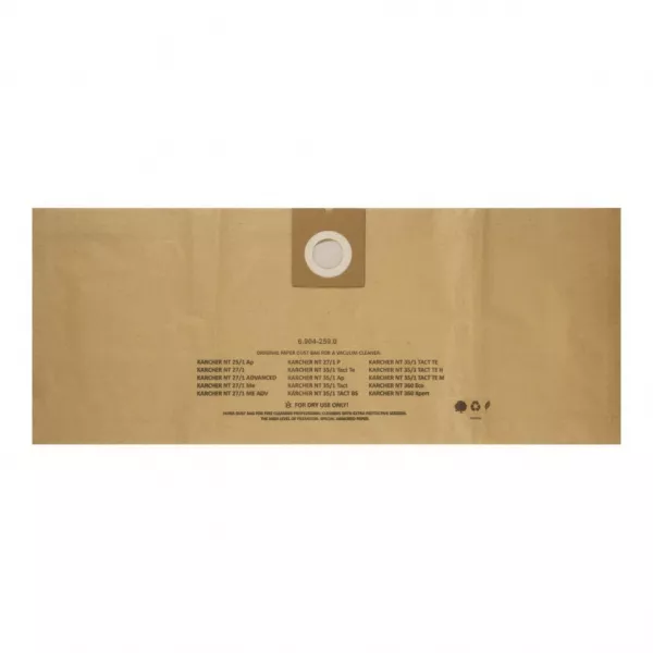 Фильтр-мешки для пылесосов Karcher горизонтальные, бумажные, 5 шт, AirPaper, PK-301/5NZ