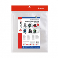 Мешки-пылесборники для пылесосов AEG, Bosch, Eibenstock синтетические, 7 шт, Ozone, MXT-308/7NZ